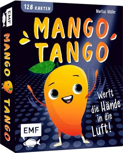 Edition Michael Fischer Kartenspiel: Mango Tango: Werft die Hände in die Luft! Das witzige Reaktionsspiel mit 128 Karten für 3-8 Personen von 7 bis 99 Jahren
