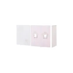 Hoppekids Vorhang Mittelhochbett 90x200  Fairytale Flower , rosa/pink , Maße (cm): B: 380 H: 108