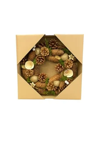 Kranz - Dekorativer Weihnachtskranz 2 - Durchmesser 30 cm