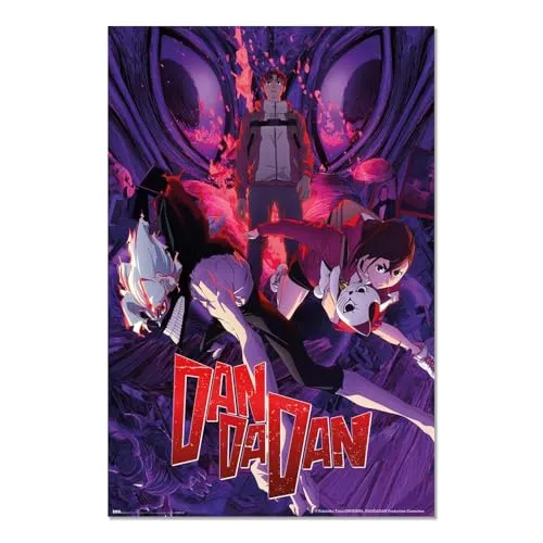 Grupo Erik Poster Kunstdruck Dan Da Dan Staffel 2 Poster Deko Wohnzimmer oder Deko Schlafzimmer - Deko Zimmer - Größe 61 x 91 - Offizieller Manga Anime Merch
