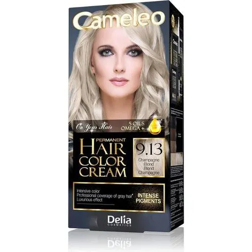 Delia Cosmetics Delia Cameleo HCC Omega + permanenter Farbstoff Nr. 9.13 Champagner Blond 1op. (9.13 Champagner Blond) (716588)