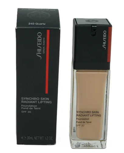 SHISEIDO Synchro Skin Radiant Lifting Foundation - Make-up für strahlenden Teint mit 24-H Feuchtigkeit und schwereloser Textur. Perfekte Anpassung an Hautbedürfnisse für ein natürliches Glow und langanhaltende Deckkraft. Ideal für alle Hauttypen.