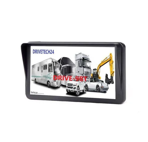 GABITECH 9 Zoll Navigationsgerät DRIVE 9BT - LKW-Navigationsgerät mit 9 Zoll Touchscreen, lebenslangen Kartenupdates für Zentraleuropa und Bluetooth Freisprechen – ideal für sicheres Reisen.