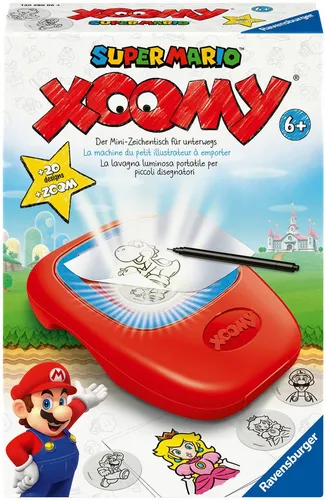 Ravensburger Xoomy Super Mario Zeichenset - Kreatives Zeichenset mit Super Mario Motiven, ideal für kleine Künstler, die ihre Fantasie entfalten möchten.