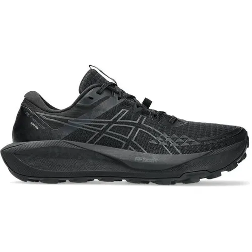 Asics GEL-TRABUCO 13 GORE-TEX Trailrunningschuh schwarz 49 EU - Laufschuhe für Trailrunning, wasserdicht dank GORE-TEX® Membran und ideal für unwegsames Gelände. Hohe Dämpfung und Stabilität für maximalen Komfort.