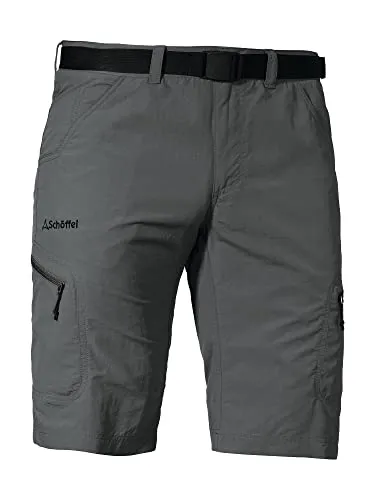 Schöffel Silvaplana2 Kurz Reise-Wanderhose für Herren - PFC-freie Shorts mit UV-Schutz, strapazierfähig und schnell trocknend – ideal für Outdoor-Abenteuer und optimale Bewegungsfreiheit.