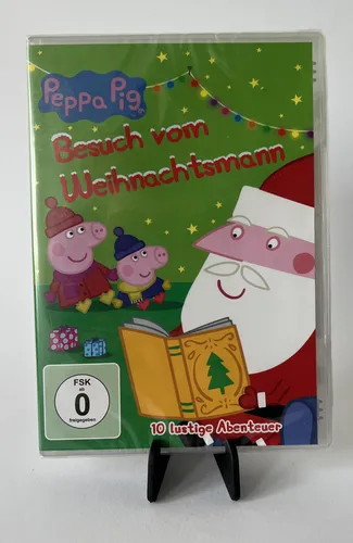 Peppa Pig - Besuch vom Weihnachtsmann - 10 Lustige Abenteuer - DVD ca. 51 Min.