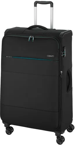 D & N Travel Line 9004 4-Rollen Kabinentrolley 55 cm - Handgepäck mit 4 leichtgängigen Rollen und praktischem Tragegriff, ideal für stressfreies Reisen und optimalen Komfort.