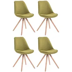 CLP Stuhl, Grün, Textil, 48x84x56 cm, Esszimmer, Stühle, Esszimmerstühle, Vierfußstühle