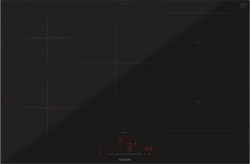 Siemens ED870HWC1E - iQ500 Induktionskochfeld 80 cm - Kochfelder, elegantes schwarzes Design mit 5 Jahren Garantie! Genießen Sie energieeffizientes Kochen mit modernster Induktionstechnologie.