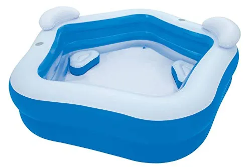 Bestway Aufblasbarer SPA-Pool 213x207x69 B54153 - Quick-Up-Pool für 1-3 Personen, ideal für entspannende Stunden im Garten. Mit Getränkehalter und 575L Fassungsvermögen.