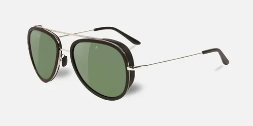 Vuarnet VL16140001112 Sonnenbrille Schwarz für Herren - Sportbrille mit 100% UV-Schutz (UV400), aus robustem Polycarbonat und Edelstahl - perfekt für stilbewusste Männer, die ihren Look abrunden möchten.