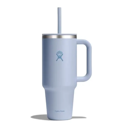Hydroflask All Around Travel Tumbler 1182 ml Surf - Idealer Begleiter für unterwegs - Thermobehälter mit doppelwandiger Vakuumisolierung, hält Getränke stundenlang heiß oder kalt – perfekt für Reisen und Outdoor-Aktivitäten.