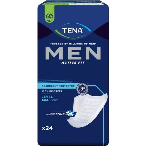 TENA MEN Active Fit Level 1 Inkontinenz Einlagen 24 St.