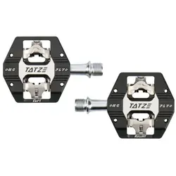 TATZE Klickpedal MC-FLY - Fahrradpedale mit robuster Stahlachse, ideal für Erwachsene und bietet sicheren Halt beim Radfahren.