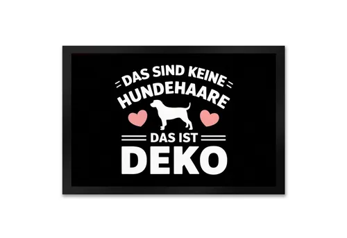 speecheese Fußmatte Keine Hundehaare nur Deko Hunde Fußmatte XXL in 50x75 cm