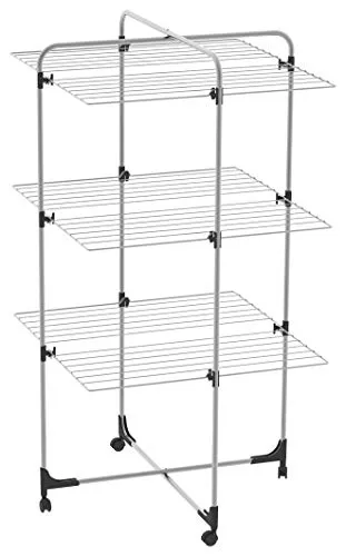 Colombo ICARO - Wäschetrockner Turm-Wäscheständer - Praktischer Wäscheständer mit 30 m Trockenlänge, ausgestattet mit Rollen für einfache Mobilität. Ideal für platzsparendes Trocknen in jedem Zuhause.