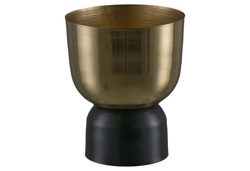 Gasper Übertopf SOLARIS in gold von GASPER