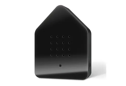 Relaxound Zwitscherbox Klassik Vollschwarz - Deko-Objekt aus hochwertigem Plexiglas, Höhe: 14,5 cm, bringt beruhigende Naturgeräusche in Ihr Zuhause und sorgt für eine entspannte Atmosphäre.