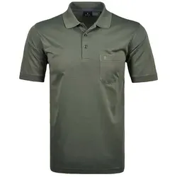 RAGMAN Herren Kurzarm Softknit Poloshirt 50, Türkis/Grün von RAGMAN