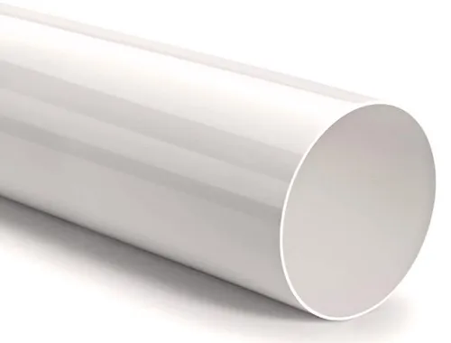 Lüftungsrohr Ø 150mm Abluftrohr 100cm - Dunstabzugshauben - Hochwertiges Rundrohr aus Kunststoff für eine effiziente Abluftführung in Ihrer Küche, ideal für Wandmontage.
