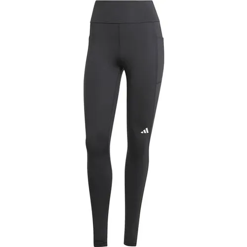 adidas Damen Own the Run Winter Full Length Leggings - Hosen aus 85% recyceltem Polyester, ideal für kalte Tage mit hohem Bund und reflektierenden Details für mehr Sicherheit beim Laufen.