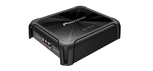 Pioneer GM-D8704 4-Kanal Class-D-Verstärker - Car-HiFi-Endstufen mit 1.200 W Leistung, variablen TPF & HPF für optimale Audioanpassung und Anschluss für bis zu 4 Geräte, ideal für ein leistungsstarkes Klangerlebnis.