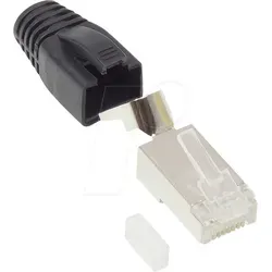 GC N0093 - RJ-45 Stecker Cat.6A, 1er Set schwarz