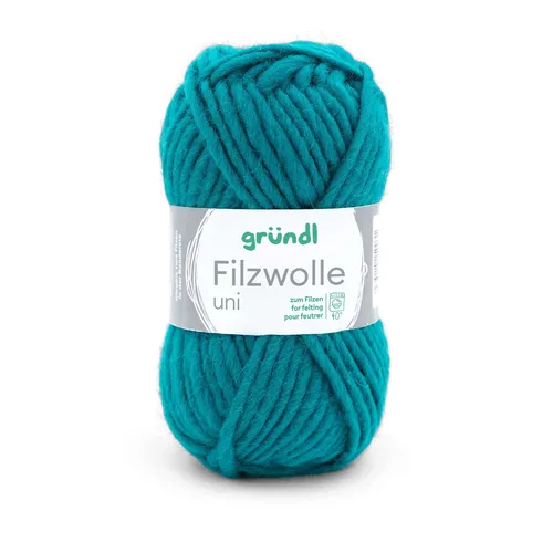 Monis Wollstuebchen 50 g/ 50m Gründl Wolle Filzwolle Uni   FB 62