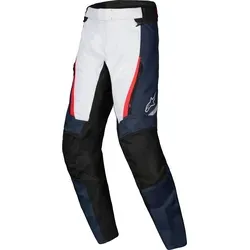 Alpinestars Stella ST-1 WP Damen Motorradhose - Blau-Schwarz-Rot - Hochwertige Motorradhose für Damen mit Knieprotektoren, ideal für alle Jahreszeiten und Touring, bietet optimalen Schutz und Komfort.