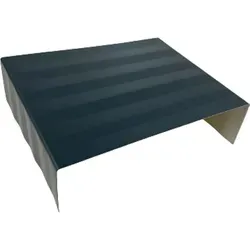 Stoßverbinder für Mauerabdeckung Verbinder Alu Anthrazit Zuschnitt 40 cm ( Siehe Skizze )