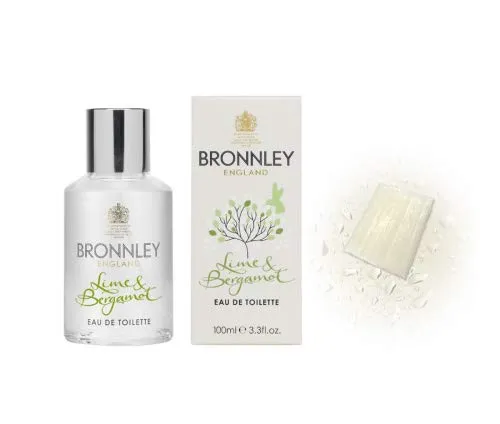 Produktbild Bronnley Eau de Toilette Lime & Bergamot 100ml und Gratis Milchseife 25g