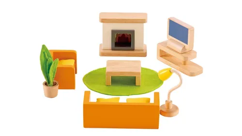 Hape Puppenhaus-Wohnzimmer aus Holz von Hape