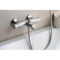 Aqualine Brausethermostat ACTION Thermostat-Wannenarmatur - Elegante Chrom-Wannenarmatur mit präziser Temperaturregelung. Ideal für eine komfortable Badnutzung. Hohe Qualität und 5 Jahre Herstellergarantie.