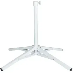 Aktive 4-beiniger Klappfuß für Sonnenschirm in weiß von Aktive