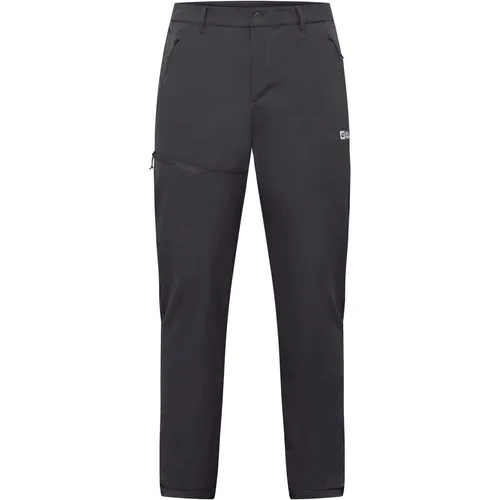 JACK WOLFSKIN PICO TRAIL PANTS M, Herren, Gr. 50, grau - Wanderhose aus strapazierfähigem, atmungsaktivem Material mit TEXASHIELD CORE-Technologie, ideal für Trails und Stadt, inklusive praktischer Oberschenkeltasche.