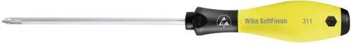 Wiha 08184 ESD Kreuzschlitz-Schraubendreher PH 0 Klingenlänge: 60mm DIN EN 61340-5-1