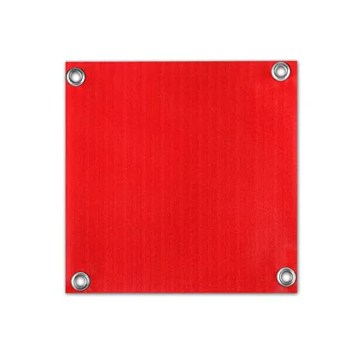 Warnflaggen rot nach StVO für überhängende Lasten, 30 x 30 cm