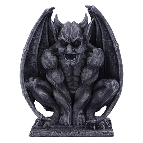 Nemesis Now Adalward Grotesque Gargoyle Figur, 26 cm, Dunkelschwarz