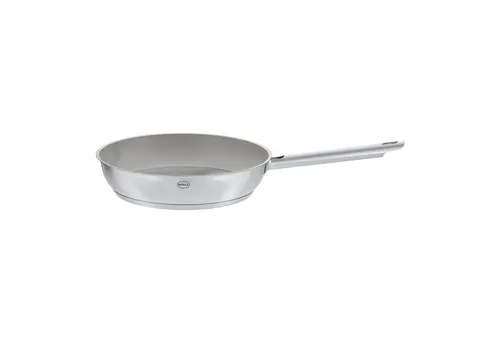 RÖSLE PUREELEMENTS Bratpfanne 24 cm aus Edelstahl - Hochwertige 24 cm Bratpfanne aus Edelstahl 18/10, spülmaschinengeeignet und für alle Herdarten, inklusive Induktion. Ideal für gleichmäßiges Braten dank gekapseltem Boden mit Aluminiumkern.