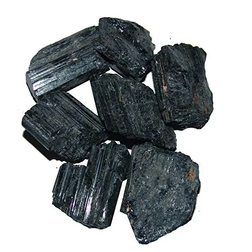 Gramm Turmalin schwarz Schörl Roh Steine Wassersteine Natur Roh Stücke unbehandelt.(4123)## 100