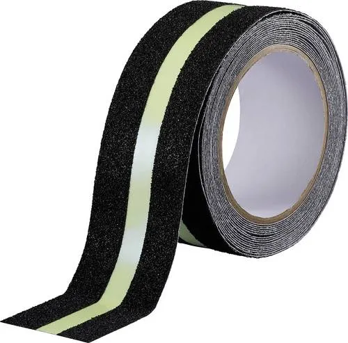 TOOLCRAFT TO-10187130 Anti-Rutschband Sugo Schwarz, Grün (L x B) 10 m x 55 mm 1 St.