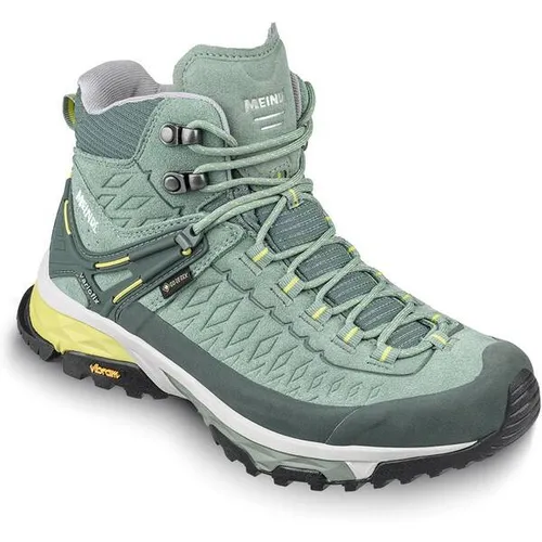 Meindl Top Trail Lady Mid GTX Mint/GELB - Wanderschuhe für Damen - Leichte und atmungsaktive Wanderschuhe mit Gore-Tex für optimalen Wetterschutz, ideal für anspruchsvolle Wanderungen.