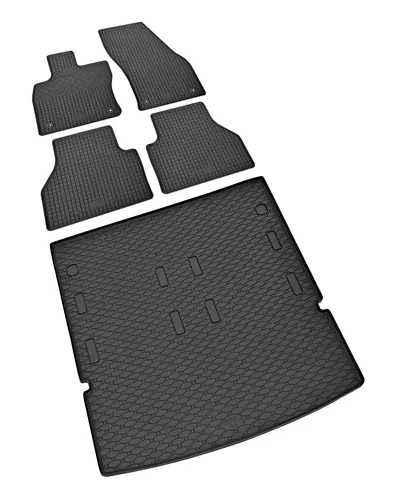 Auto Gummimatten und Kofferraumwanne für VW Caddy Maxi ab 2021 | 5/7Sitze