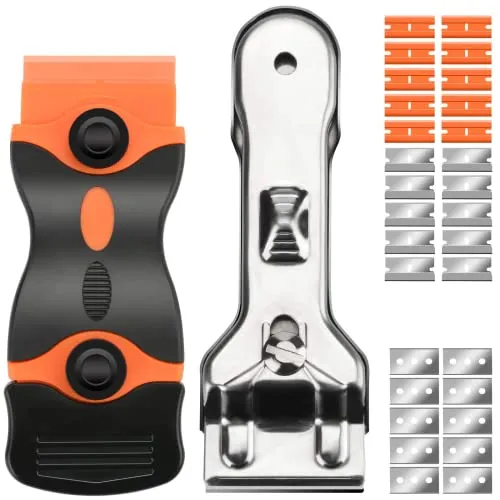 drado Ceranfeldschaber, Schaber Ceranfeld Glasschaber für Ceranfeld, Ofen, Tür, Ofen, Glas, Fenster, Entferner für Etikett, Kleber, Rückstände Aufkleber