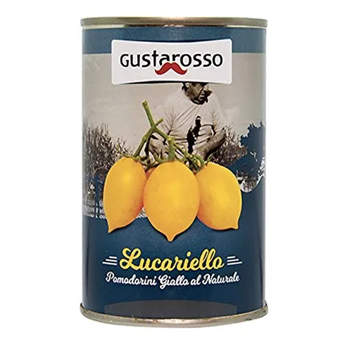 Lucariello natürliche ganze gelbe Tomate 400 gr. Zinn Gustarosso