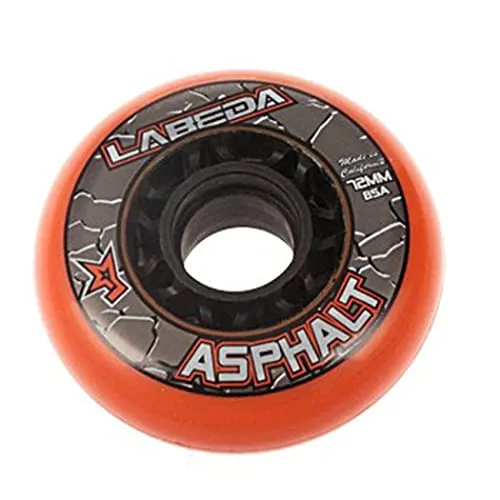 Labeda Gripper Asphalt Rollen 4er Set Profi Outdoor Rolle (76 mm)