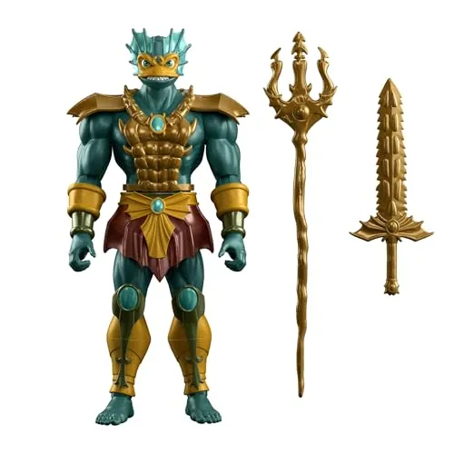 Masters of the Universe Origins 200X Mer-Man Actionfigur - Actionfigur Mer-Man aus der beliebten Masters of the Universe Reihe. Höhe: 14 cm, detailgetreu und ideal für Sammler und Fans. Hol dir den Charakter aus der TV-Serie nach Hause!
