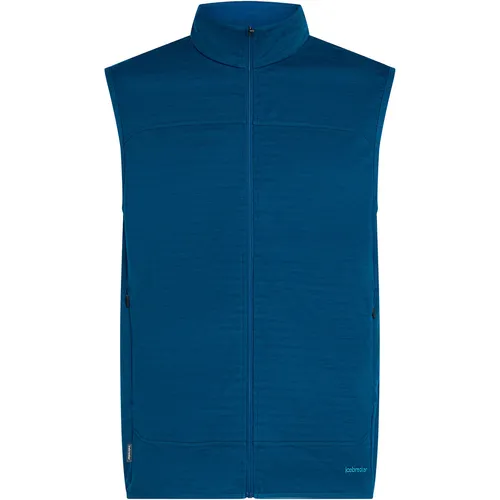 Icebreaker Herren 300 RealFleece Descender Weste in Blau (Größe S)