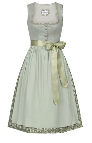 Nübler Dirndl Midi Dirndl Gloria in Salbei von Nübler